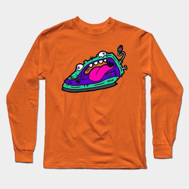 Iron Plancha Monster Long Sleeve T-Shirt by Tienda Random